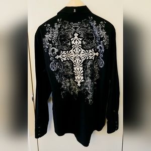 Rock & Roll Cowboy Men's Button down long-sleeved shirt